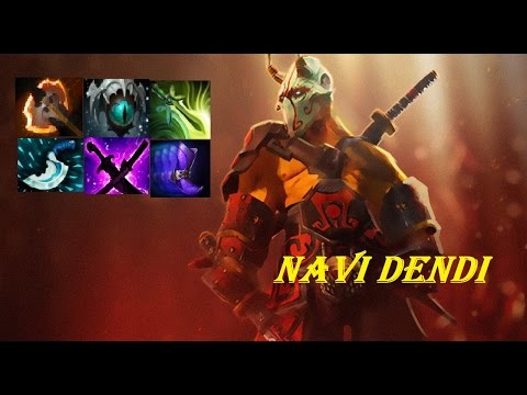 Pro Juggernaut Navi DENDI | mmr gameplay 7000 | xpm/gpm 900++ | DOTA2