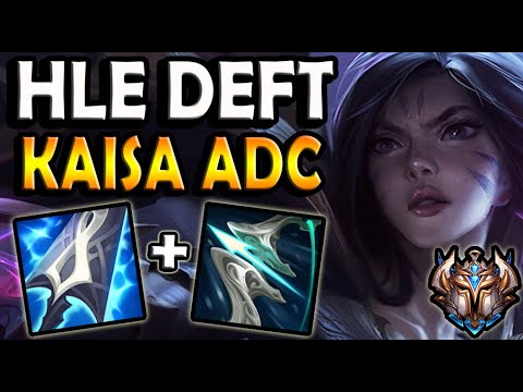Deft KAISA ADC vs ASHE - Patch 10.25 Ranked Challenger Korea ✅