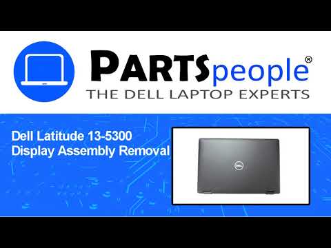 Dell Latitude 13-5300 (P97G001) Display Assembly How-To Video Tutorial