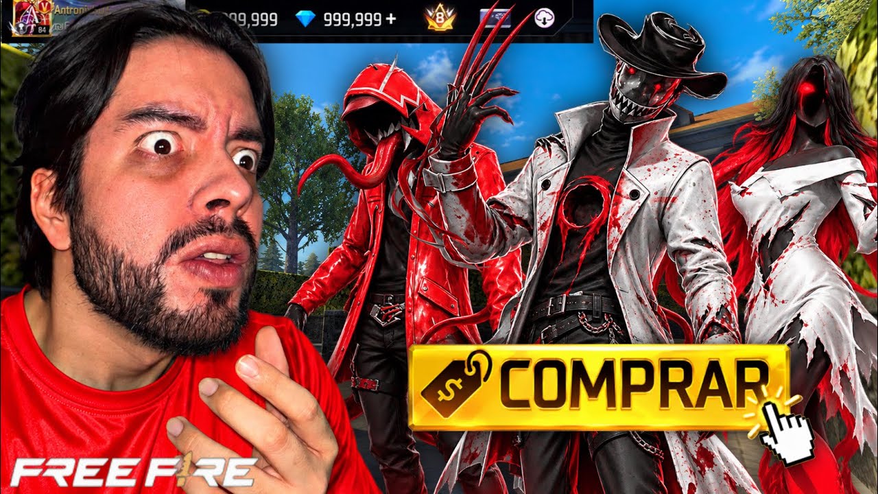 COMPRE LA SKIN de TERROR MAS EXCLUSIVA🎃🤑 de FREE FIRE! - AntornixxG