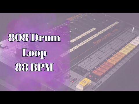 88 BPM 808 Drum Loop