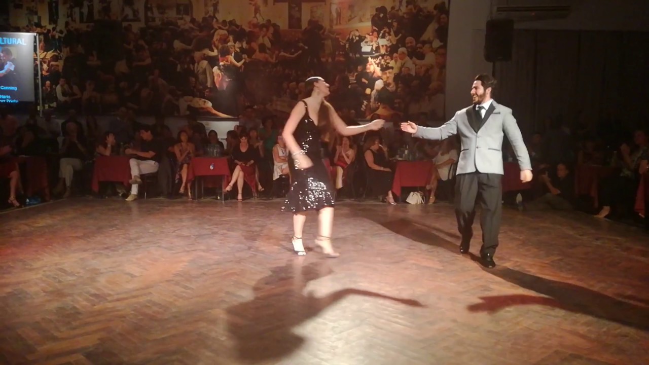 Natasha Lewinger & Haris Mihail January 2018 Buenos Aires Argentina Parakultural Tango 2