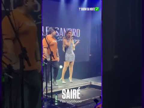 Yara Tchê e Alessandro Costa cantando Tanto em Sairé-PE | Central dos Desejeiros
