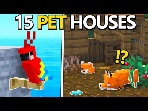 EPIC Minecraft Pet Houses You NEED to Build!