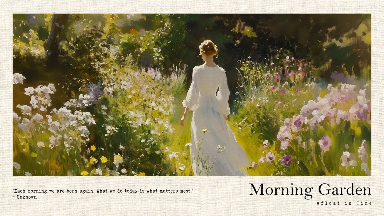 Morning Garden | A playlist for a quiet morning | Work Study Focus Reading Stress Relief Relaxing