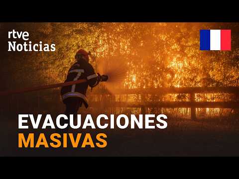 Els incendis del sud de França avancen cap a Bordeus