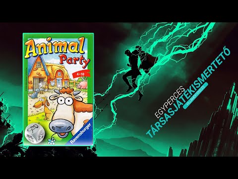 #302. Animal Party | Egyperces társasjátékismertető - Game-Obscura