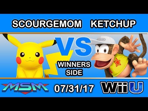 MSM 107 - SCB | Scourgemom (Pikachu) Vs. MMG | Ketchup (Diddy Kong) Winners Side
