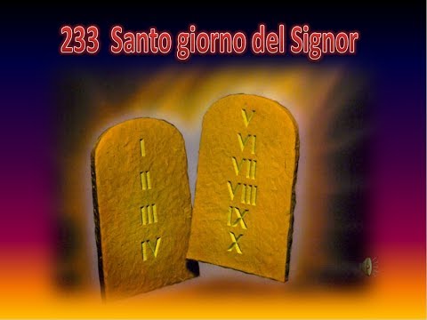233  SANTO GIORNO DEL SIGNOR - KARAOKE