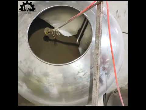 S.s 304 round pan granule coating machine, for industrial, c...