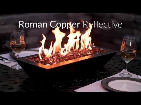 Roman Copper Reflective Fire Glass | BBQGuys Signature Series Video