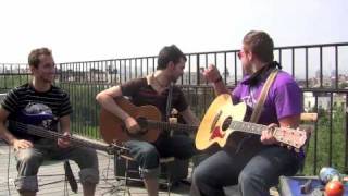 Cobalt and the Hired Guns - Acoustic Rooftop Performance, Crown Heights, Brooklyn, NY 7-25-09