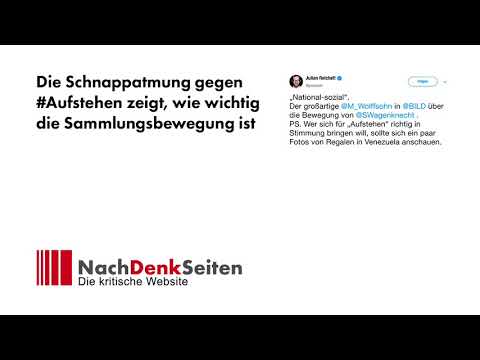Die Schnappatmung gegen #Aufstehen zeigt, wie wichtig die Sammlungsbewegung ist | Jens Berger