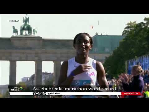 Ethiopia's Tigist Assefa shatters women’s marathon world record in Berlin