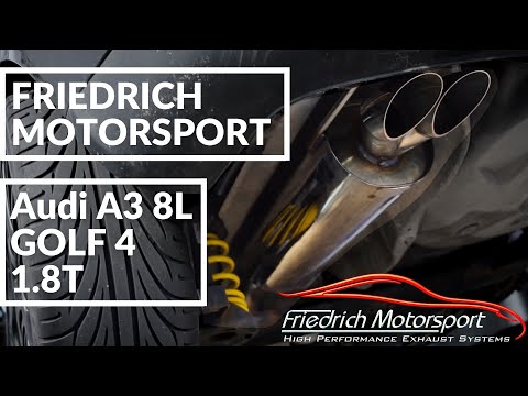 Friedrich Motorsport Gruppe A | 1.8T Audi A3 8L / Golf 4 | Einbau + Soundtest - S3 8L Transformation