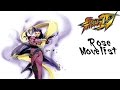 Street Fighter IV Rose Move List