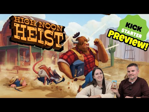 High Noon Heist - Coming To #Kickstarter | 2 Player Western Themed Card Dueling Game!