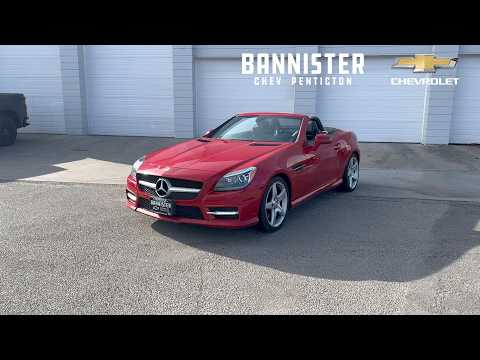 2012 Mercedes-Benz SLK-Class SLK 350 in Red for sale at Bannister Chevrolet Penticton in Penticton, BC