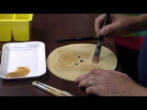 Mulher.com 20/02/2015 Luiz Poletti - Pintura ursinha na grama Parte 1/2