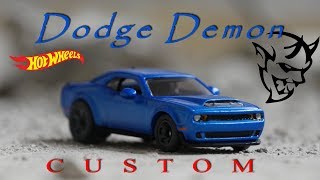 Dodge Challenger SRT Demon Redeye Hot Wheels Custom