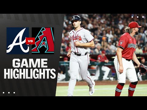 Braves vs. D-backs Game Highlights (4/25/25) | MLB Highlights