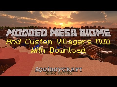EPIC MODDED VILLAGERS & MESA BIOME - DOWNLOAD NOW!