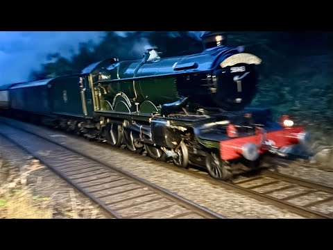 Steam - 5043 Earl Of Mount Edgcumbe- Shakespeare Express Stratford upon- 26/10/25 #train #railway 