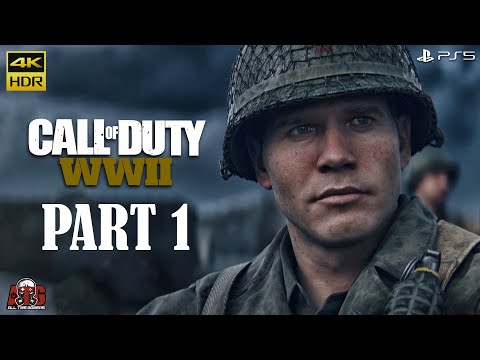 CALL OF DUTY WW2 - PS5 Walkthrough (Normandy) - Part 1 | 4K HDR 60FPS | #COD #PS5 #ATG