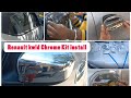 Renault kwid Chrome combo kit install Renault kwid modified car modification Rishikesh #sonucarremix