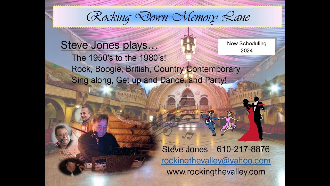 Promotional video thumbnail 2 for Steve Jones Rocking Keyboards