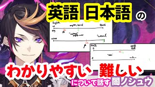 英語/日本語の"わかりやすい" "難しい"について話す闇ノシュウ
