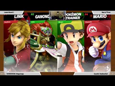 D3VESTATOR / Mogumogu vs Guuedo / keyboxchair - Losers Round 1 Doubles - 1/12/19