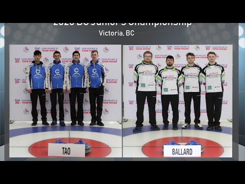 BC Juniors 2020 - Draw 6  - Team Ballard x Team Tao