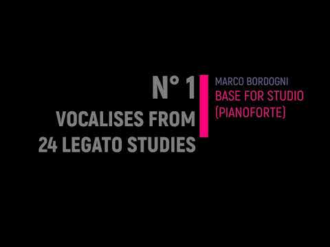 N°1 Vocalises (Marco Bordogni) - Base Studio for Trombone (with Pianoforte)