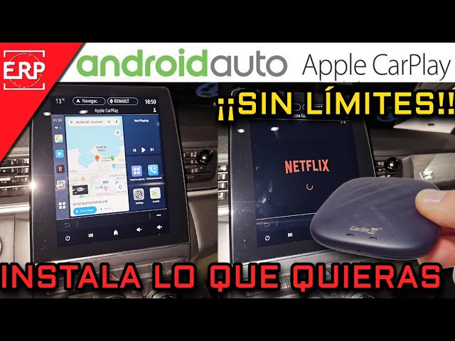 Vídeo relacionado con CarlinKit Android 13 CarPlay AI Box, adaptador CarPlay y Android Auto inalámbrico para vehículos CarPlay con cable, 4GB RAM + 64GB ROM, CarlinKit Tbox S2 compatible con aplicaciones de Play Store