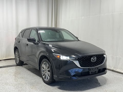 2023 Mazda CX-5 Signature AWD in Black for sale at Park Mazda in Sherwood Park, AB