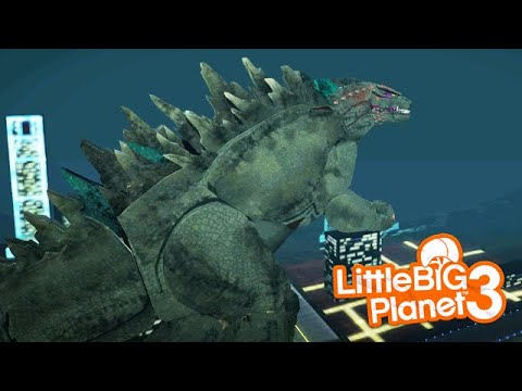 LittleBIGPlanet 3 - Legendary Godzilla [DASH4FUN] - PS4 Gameplay