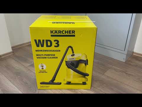 In our warehouse: Kärcher WD 3 V-17/4/20 Wet & Dry vaccum cleaner.  B2B Sales Offer.