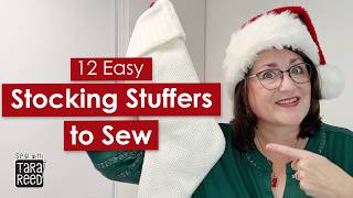 12 Easy Stocking Stuffers to Sew 🎄 | Full Sewing Tutorials for Christmas 2025