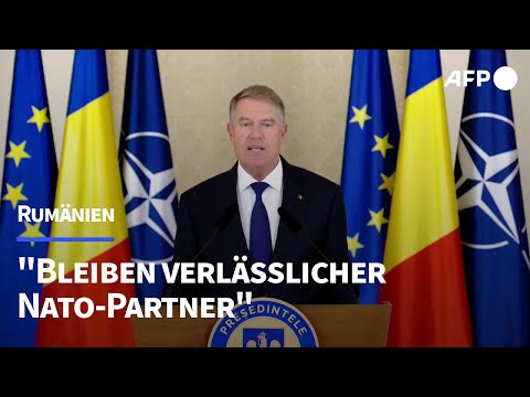 Iohannis: "Rumänien bleibt zuverlässiger Verbündeter der Nato" | AFP