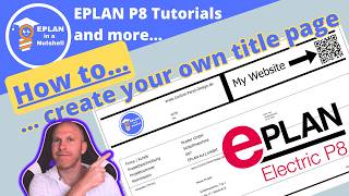 Create your own Title page in EPLAN. Including QR-Code, Company Logo a