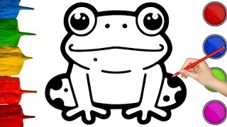 How to Draw a Cute Frog - Easy Step-by-Step Tutorial for Kids