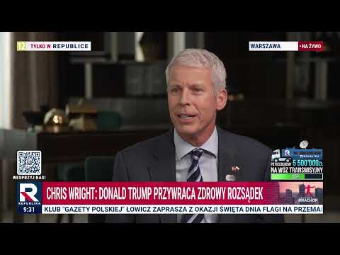 Jedyny taki wywiad w Polsce! Wright dla Republiki: Donald Trump bardzo szanuje Polaków