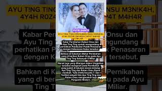 Download lagu AYU TING TING DAN RUBEN ONSU MENIKAH mp3 Download lagu AYU TING TING DAN RUBEN ONSU MENIKAH mp3