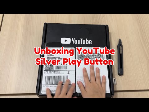 Unboxing YouTube Silver Play Button! 🥳