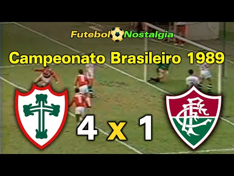 Portuguesa 4 x 1 Fluminense - 16-09-1989 ( Campeonato Brasileiro )