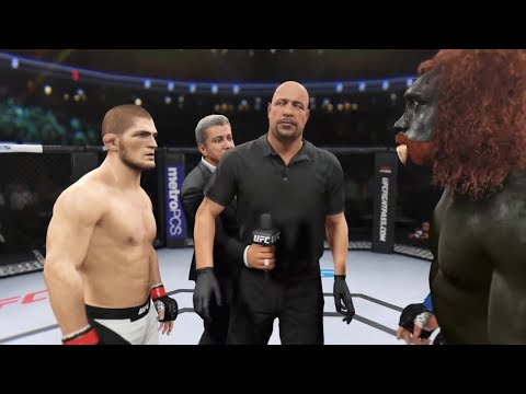 Khabib vs. Swamp Bigfoot - EA Sports UFC 2