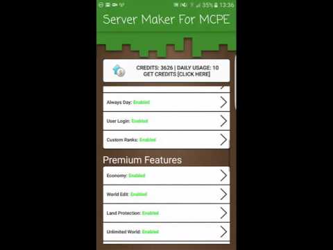 Server Maker For Minecraft PE Video