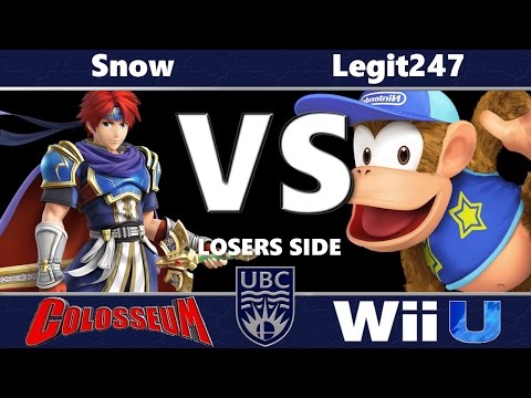 UBC Colosseum: LR5 - Snow (Roy) vs Legit247 (Diddy Kong, Donkey Kong)