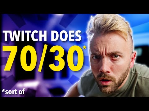 Twitch's NEW 70/30 REVENUE SPLIT -- How Many Streamers Will Actually Get It?